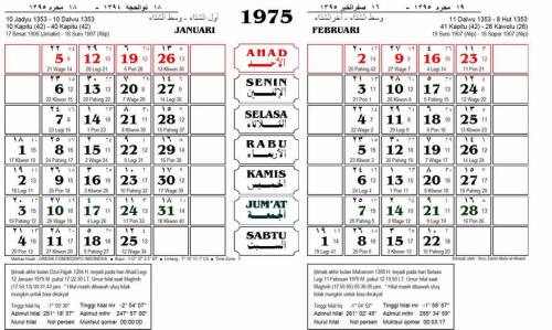 kalender masehi-hijriah